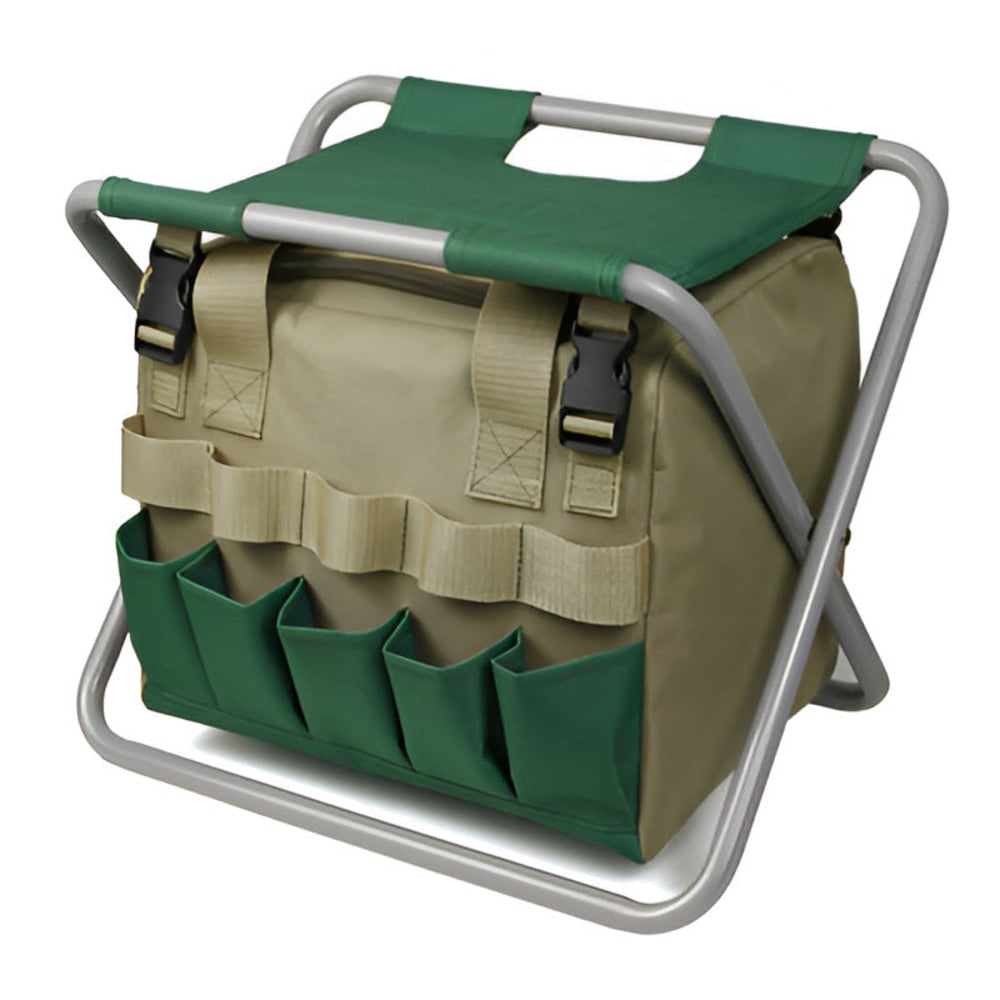 Garden Tool Set Foldable Stool & Six Tools