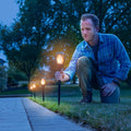 Garden Torch Solar Flickering LED Weather-Resistant Ground Spike