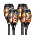 Garden Torch Solar Flickering LED Weather-Resistant Ground Spike
