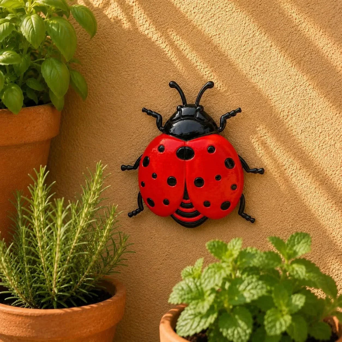 Garden Wall Decor Set 3D Hand Painted Metal