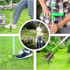 Garden Weed Puller Ergonomic Long Handle Root Remover