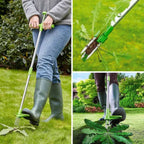 Garden Weed Puller Ergonomic Long Handle Root Remover