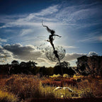 Garden Wind Spinner Dancing Fairy Weather-Resistant Metal Stake