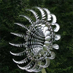Garden Wind Spinner Iron Multi-Blade Silent Ball-Bearing