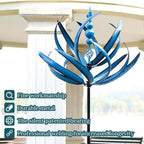 Garden Wind Spinner Smooth-Spinning Metal Weather-Resistant
