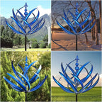 Garden Wind Spinner Weather-Resistant Metal & Low-Friction Bearings
