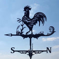 Garden Wind Vane Stainless Steel Rotating Silhouette