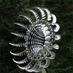Garden Windmill Durable Metal Kinetic Sculpture