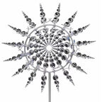 Garden Windmill Durable Metal Kinetic Sculpture