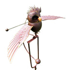 Garden Windmill Metal Smooth Rotation Weather Resistant