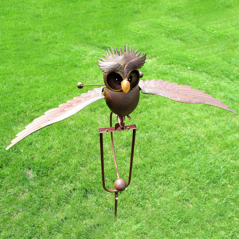 Garden Windmill Metal Smooth Rotation Weather Resistant