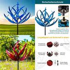 Garden Windmill Rotating Bird Design Weather-Resistant Metal Smooth Rotation