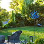 Garden Windmill Rotating Bird Design Weather-Resistant Metal Smooth Rotation