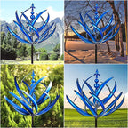 Garden Windmill Rotating Bird Design Weather-Resistant Metal Smooth Rotation