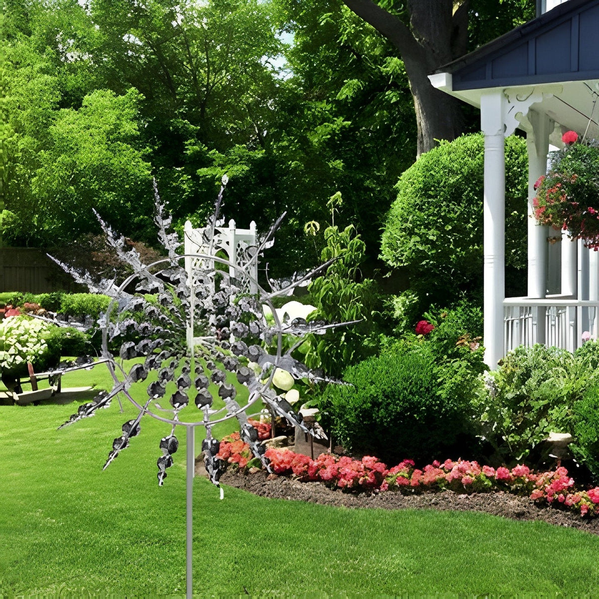 Garden Windmill Spinner Dual-Rotor Anti-Rust Metal