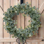 Garland Faux Eucalyptus Silk Leaves Flexible Stems