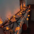 Garland Lights Battery-Powered LED Pumpkins & Bats