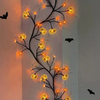 Garland Lights Battery-Powered LED Pumpkins & Bats