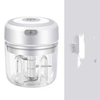 Garlic Chopper Stainless Steel Blade USB Rechargeable