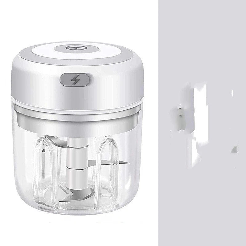 Garlic Chopper Stainless Steel Blade USB Rechargeable