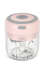 Garlic Chopper Stainless Steel Blade USB Rechargeable
