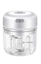Garlic Chopper Stainless Steel Blade USB Rechargeable