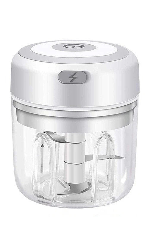 Garlic Chopper Stainless Steel Blade USB Rechargeable