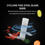 Garlic Chopper Stainless Steel Blade USB Rechargeable