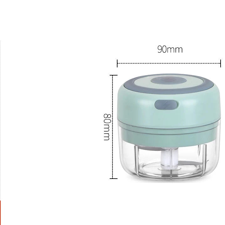 Garlic Chopper Stainless Steel Blade USB Rechargeable