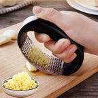Garlic Press Ergonomic Non-Slip Stainless Steel Dishwasher Safe