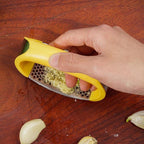 Garlic Press Ergonomic Non-Slip Stainless Steel Dishwasher Safe