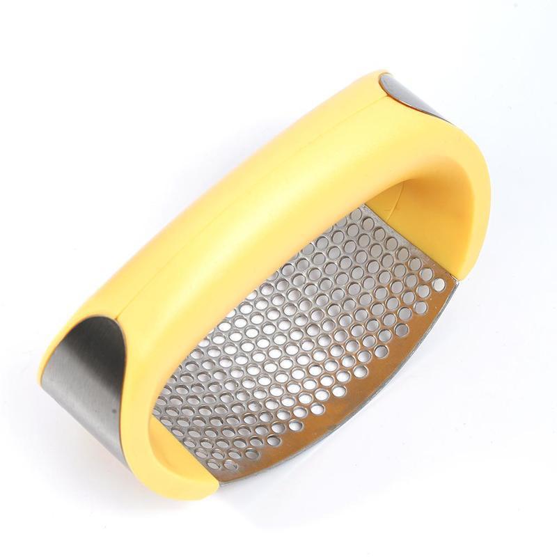 Garlic Press Ergonomic Non-Slip Stainless Steel Dishwasher Safe