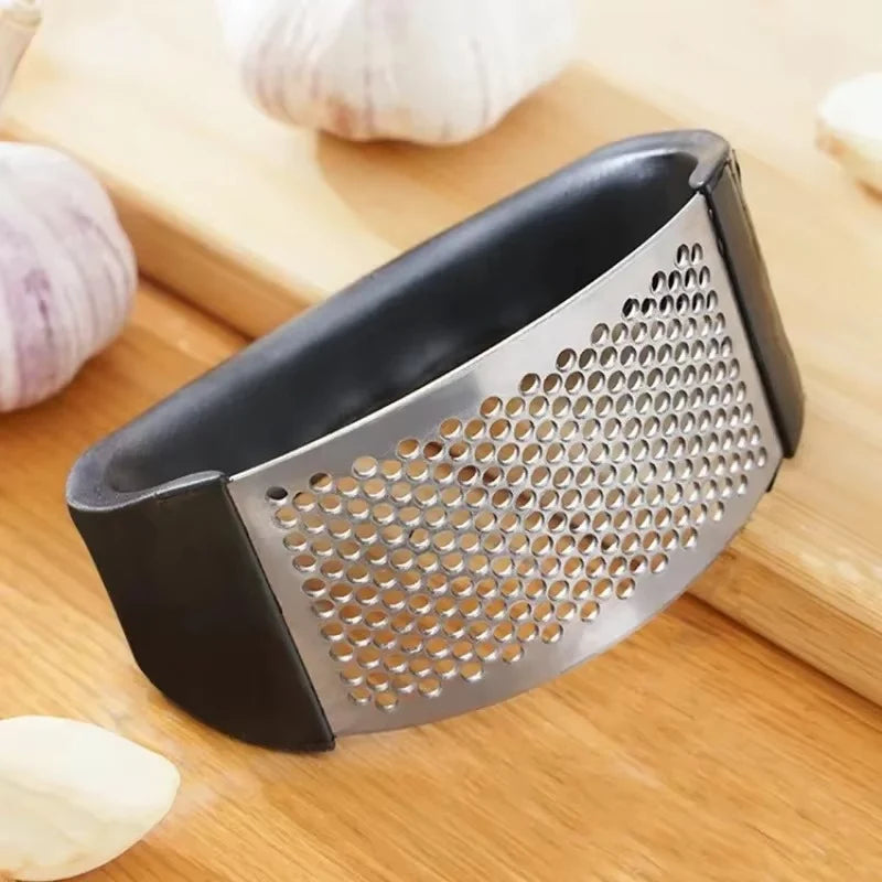 Garlic Press Lever-Action Stainless Steel Dishwasher Safe