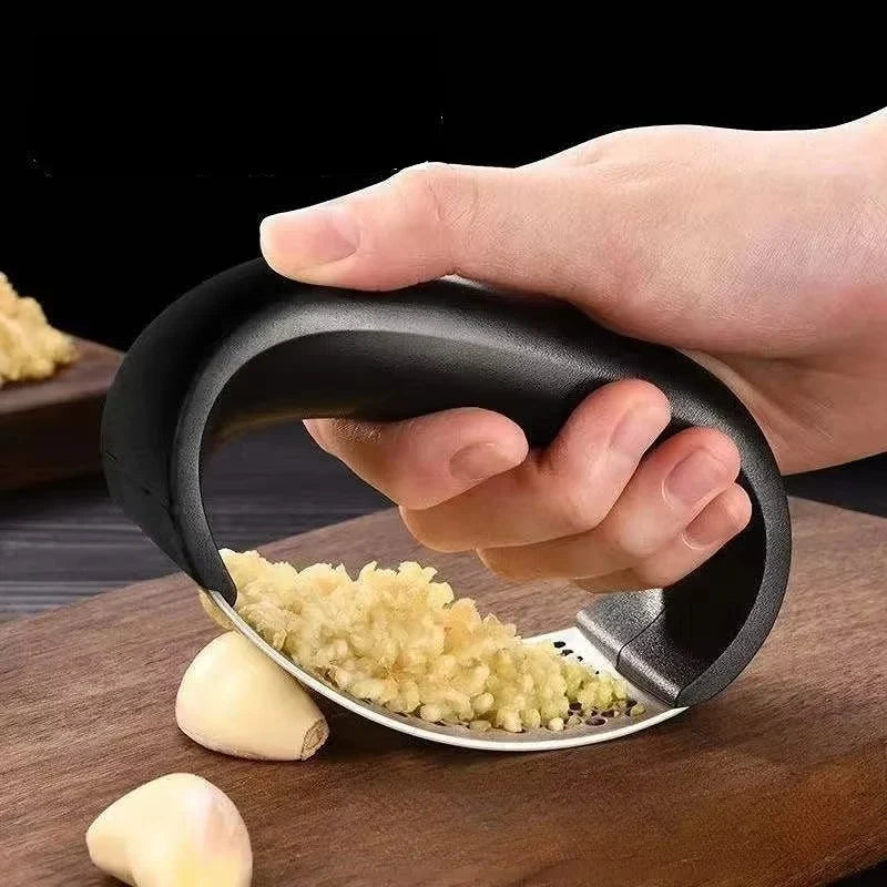 Garlic Press Lever-Action Stainless Steel Dishwasher Safe