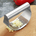 Garlic Press Stainless Steel Ergonomic Handle