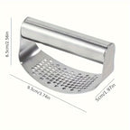 Garlic Press Stainless Steel Ergonomic Handle