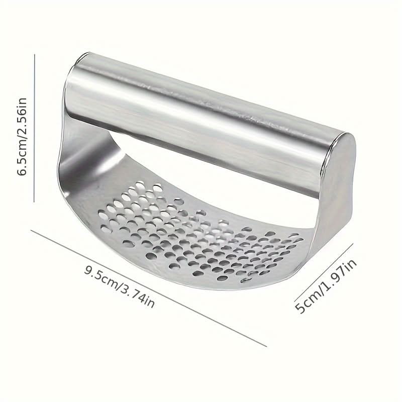 Garlic Press Stainless Steel Ergonomic Handle