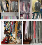 Garment Bag Clear Breathable Full-Length Zipper Pack of 5