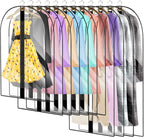Garment Bag Extra-Long Breathable PVC Full-Length Zipper