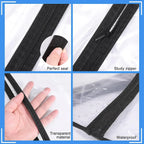 Garment Bag Extra-Long Breathable PVC Full-Length Zipper