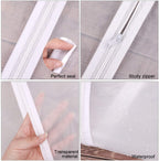 Garment Bag Extra-Long Breathable PVC Full-Length Zipper