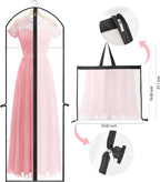 Garment Bag Extra-Long Breathable PVC Full-Length Zipper