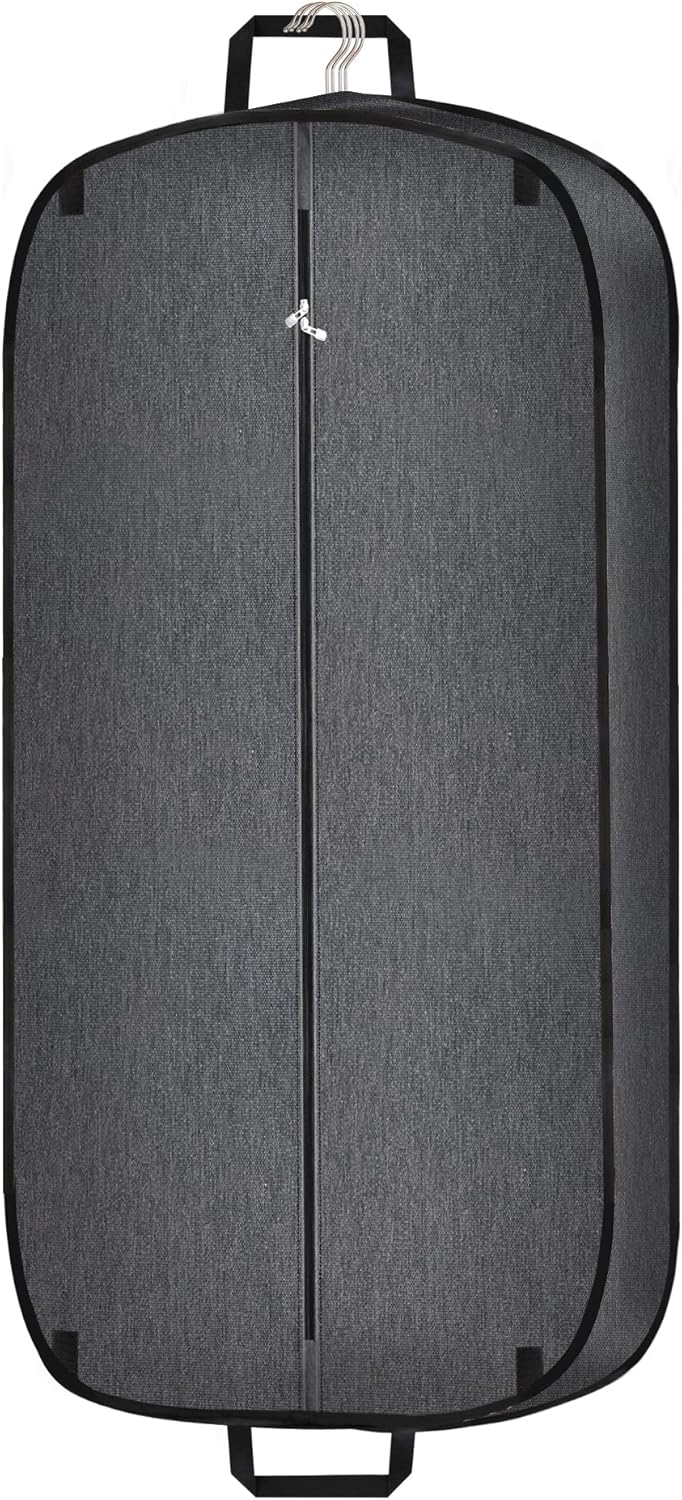Garment Bag Waterproof & Tear-Resistant Foldable External Zip Pocket
