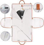 Garment Bag Wrinkle-Free Foldable PU Leather