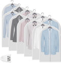 Garment Bags Waterproof & Breathable Clear 12-Pack