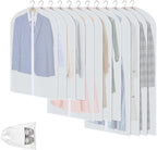 Garment Bags Waterproof & Breathable Clear 12-Pack