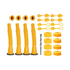 Gas Can Spout Kit Corrugated Nozzle & Spill-Proof Gaskets