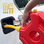 Gas Can Spout Kit Corrugated Nozzle & Spill-Proof Gaskets