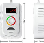 Gas & Carbon Monoxide Detector Plug-In Multi-Gas Battery Backup