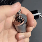 Gear Shift Keychain Authentic 6-Speed Zinc Alloy